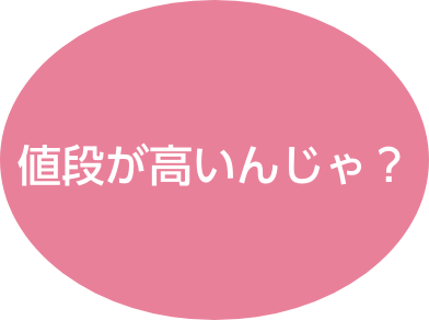 値段が高いんじゃ？